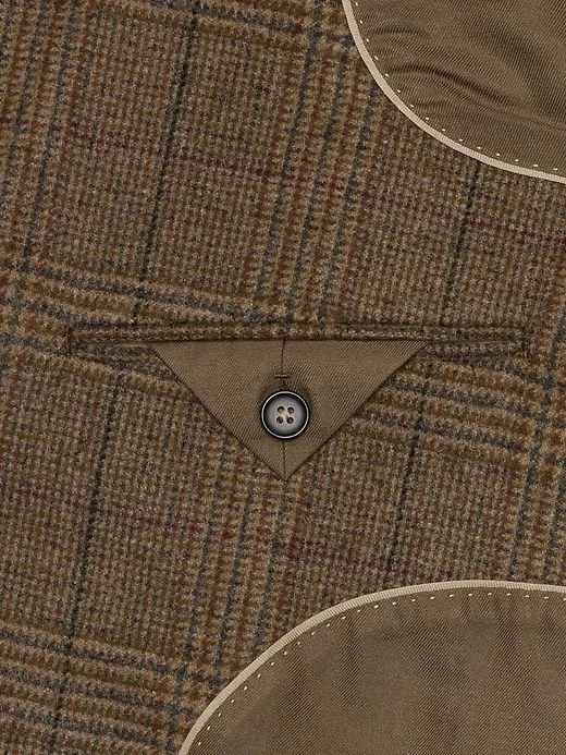 Plaid Flannel Sport Coat sold by Banana Republic product image thumbnail 5