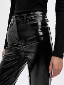 High Rise Vegan Patent Leather Vintage Slim Pants sold by GAP