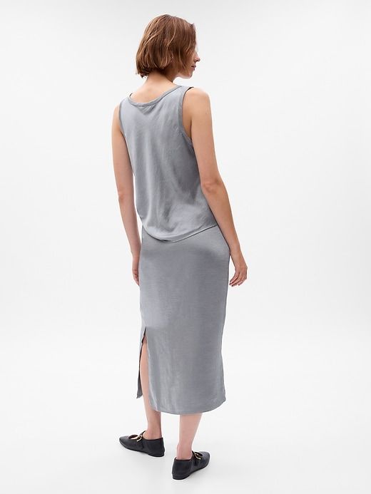 Satin Midi Skirt sold by GAP product image thumbnail 2