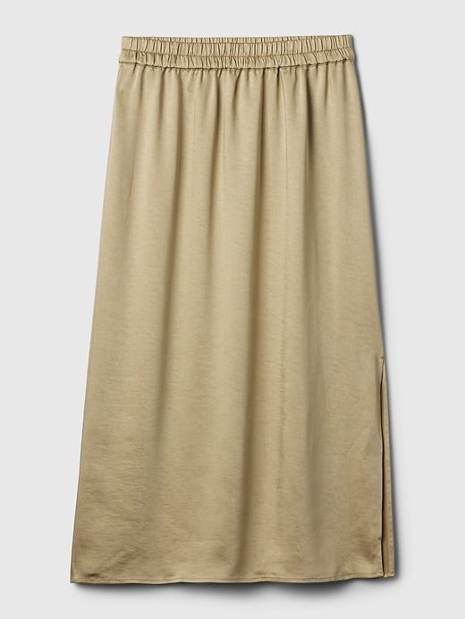 Satin Midi Skirt sold by GAP product image thumbnail 4