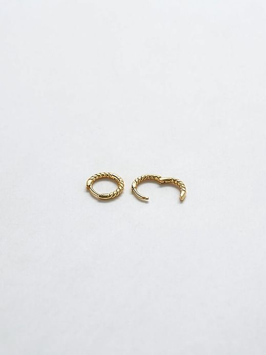 Mini Gold Rope Twist Huggies sold by GAP product image thumbnail 3