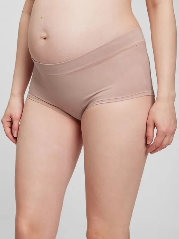 Maternity Cotton Stretch Shorty sold by GAP