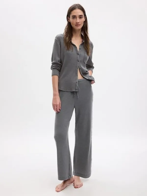 Waffle Cropped PJ Pants sold by GAP