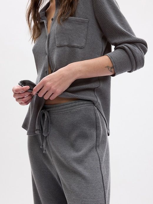 Waffle Cropped PJ Pants sold by GAP product image thumbnail 4