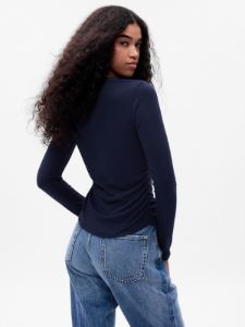 Mini Rib Ruched T-Shirt sold by GAP