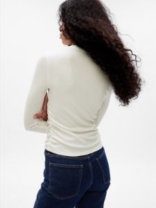Mini Rib Ruched T-Shirt sold by GAP