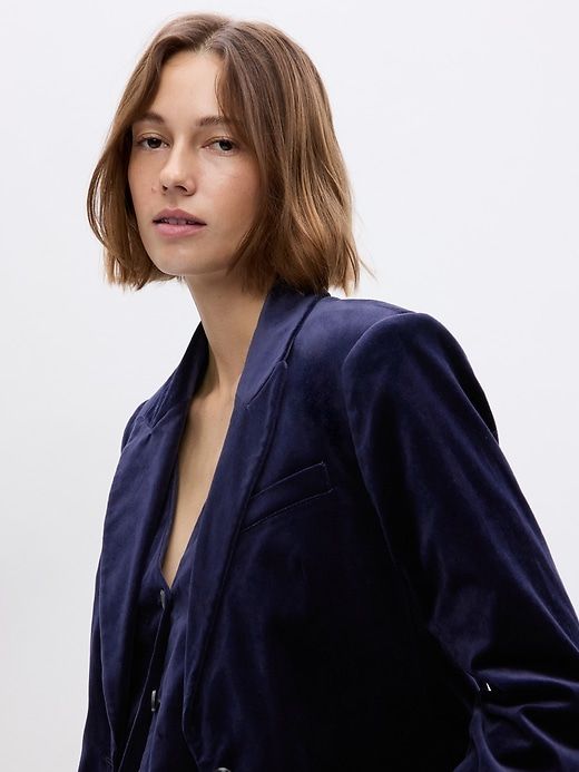 Velvet Blazer sold by GAP product image thumbnail 3