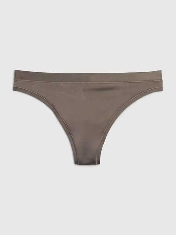 High Rise Satin Thong sold by GAP