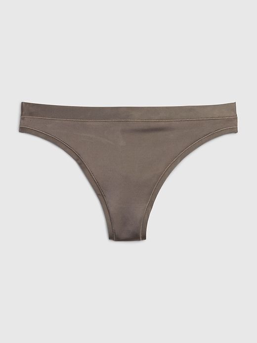High Rise Satin Thong sold by GAP