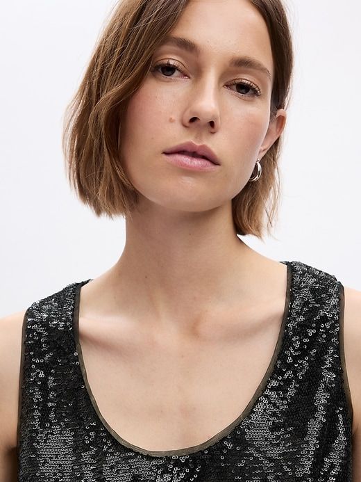 Sequin Tank Top sold by GAP product image thumbnail 3