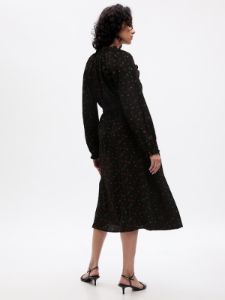 Satin Tie-Neck Midi Dress sold by GAP