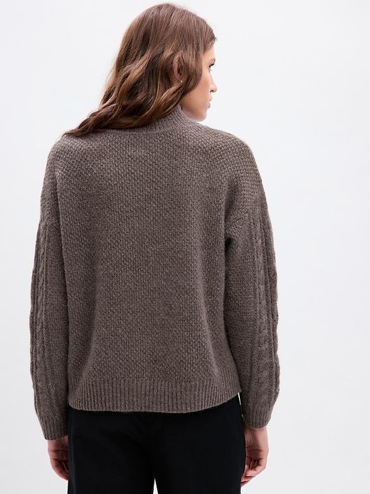 Cable-Knit Turtleneck Sweater sold by GAP product image thumbnail 2