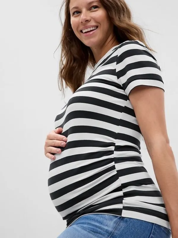 Maternity Cotton Vintage Crew T-Shirt sold by GAP