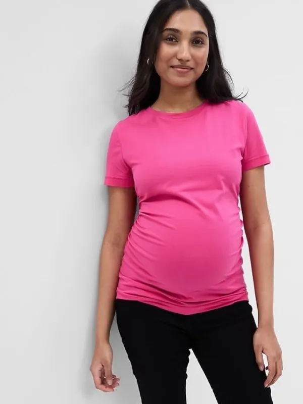 Maternity Cotton Vintage Crew T-Shirt sold by GAP