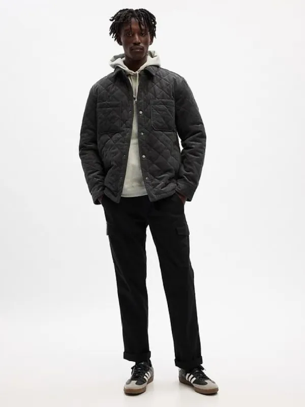 Quilted Shirt Jacket sold by GAP