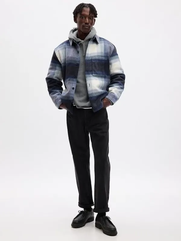 Plaid Shirt Jacket sold by GAP
