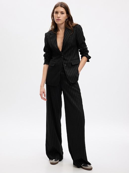 Metallic Stripe Blazer sold by GAP product image thumbnail 3