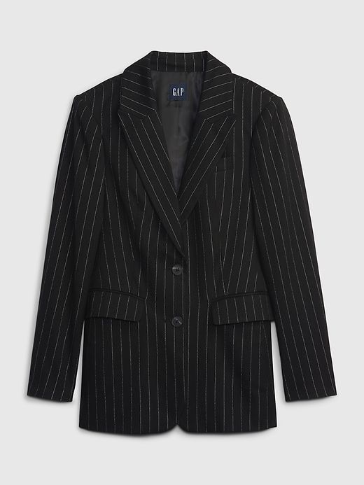 Metallic Stripe Blazer sold by GAP product image thumbnail 4