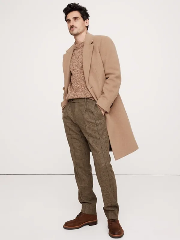 Plaid Flannel Suit Pant sold by Banana Republic