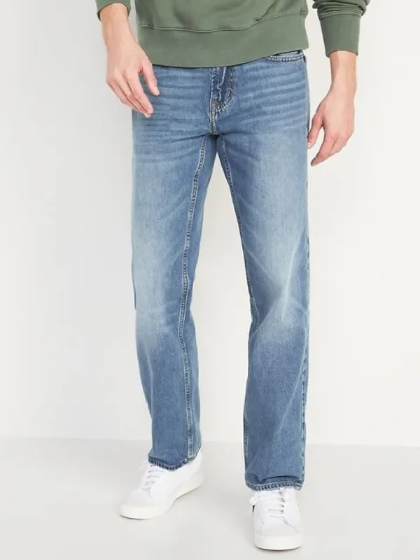 Wow Loose Non-Stretch Jeans for Men sold by GAP