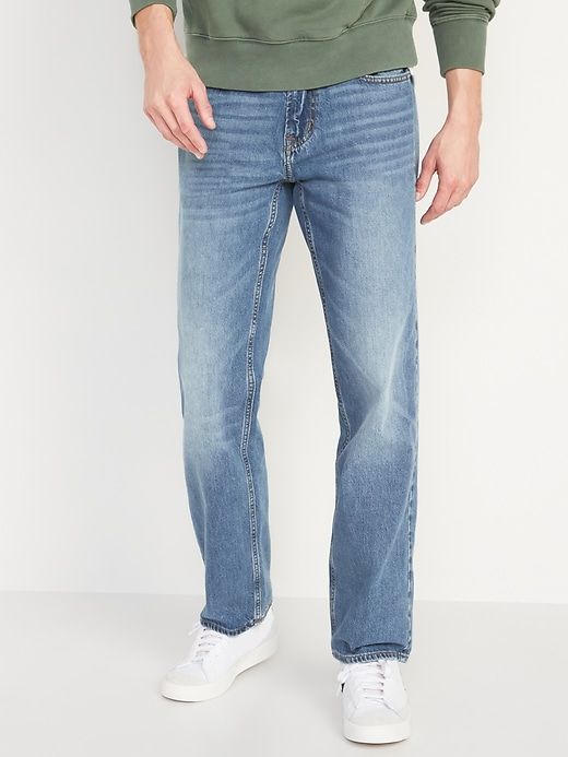 Wow Loose Non-Stretch Jeans for Men sold by GAP