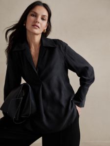 Aurora Mulberry Silk Shirt sold by GAP