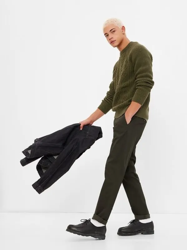 Modern Khakis in Slim Fit with GapFlex sold by GAP