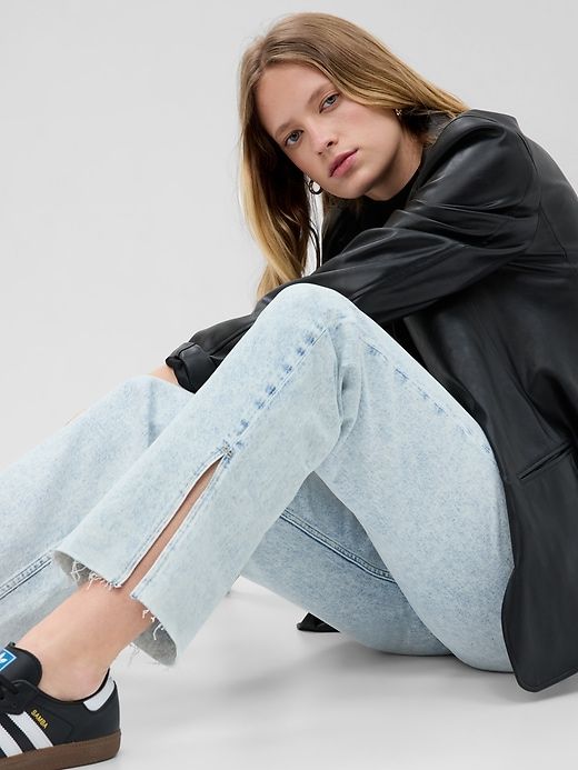 High Rise Cotton '90s Loose Jeans sold by GAP product image thumbnail 3