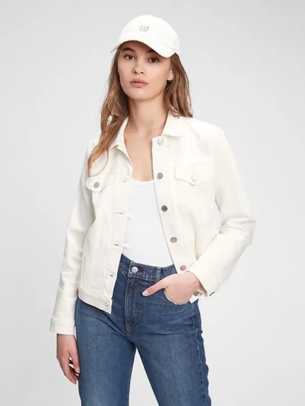 Icon Denim Jacket With Washwell™ sold by GAP