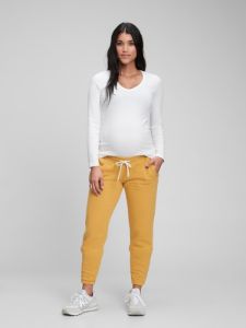 Maternity Fleece Under Belly Joggers sold by GAP