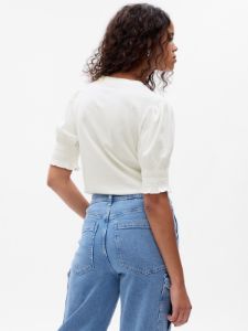 Organic Cotton Vintage Puff Sleeve T-Shirt sold by GAP
