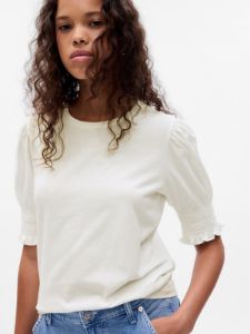 Organic Cotton Vintage Puff Sleeve T-Shirt sold by GAP