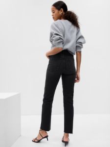 Sky High Rise Cheeky Straight Jeans sold by GAP