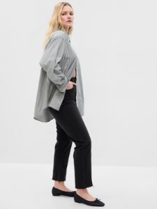 Sky High Rise Cheeky Straight Jeans sold by GAP
