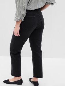 Sky High Rise Cheeky Straight Jeans sold by GAP
