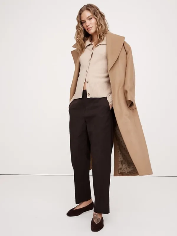 Pull-On Slim Twill Pant sold by Banana Republic