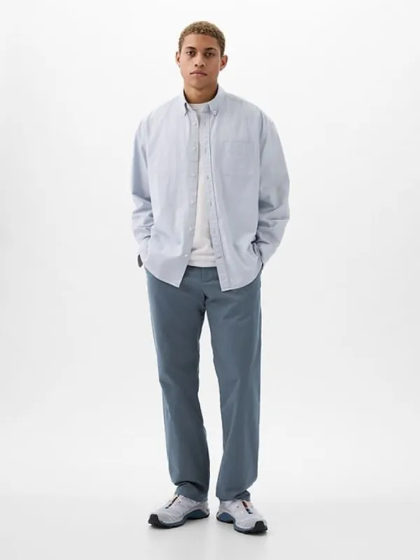 Modern Khakis in Relaxed Fit with GapFlex sold by GAP