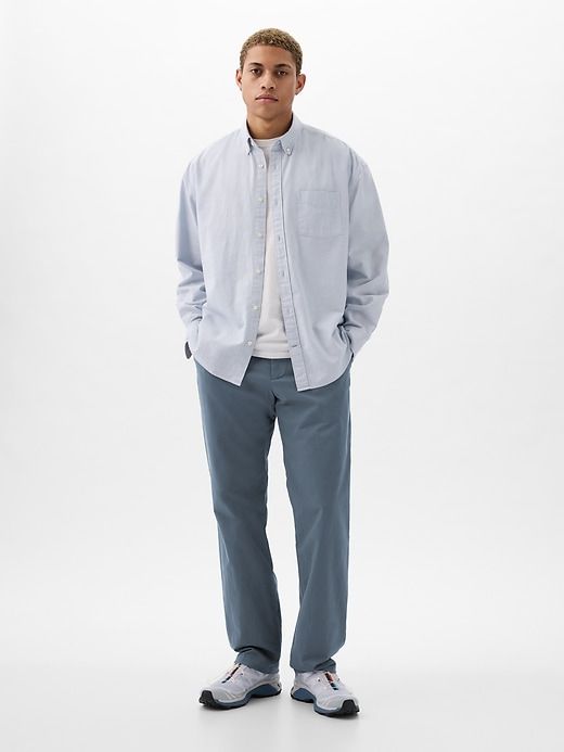 Modern Khakis in Relaxed Fit with GapFlex sold by GAP