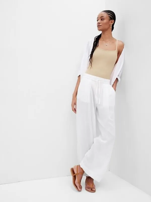 Airy Wide-Leg Pants sold by GAP