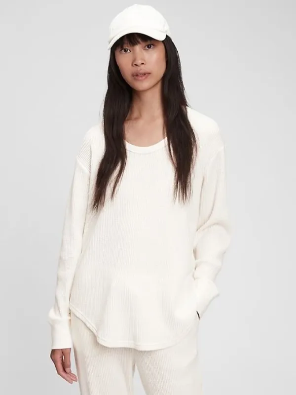 Waffle-Knit Tunic T-Shirt sold by GAP