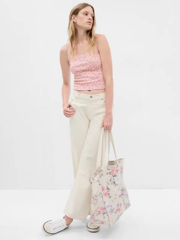Gap × LoveShackFancy Modern Micro Floral Tank Top sold by GAP