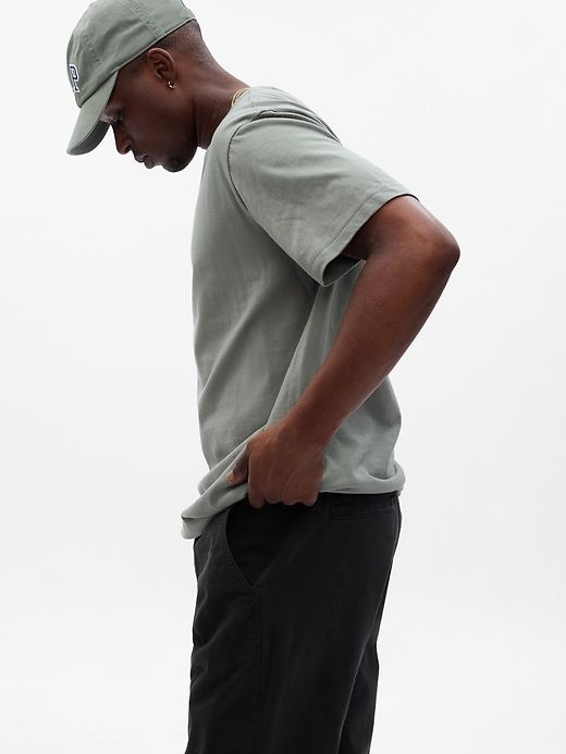 E-Waist Modern Khakis in Straight Fit with GapFlex sold by GAP product image thumbnail 2