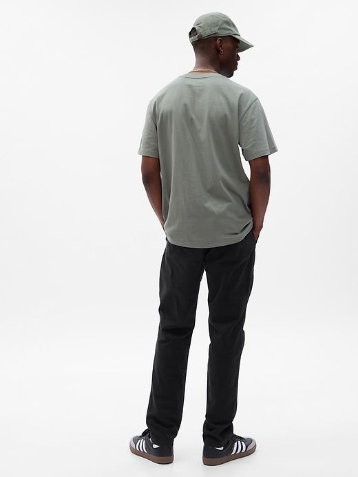 E-Waist Modern Khakis in Straight Fit with GapFlex sold by GAP product image thumbnail 4