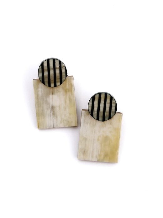 Tuxedo Stripe Post Earrings sold by GAP