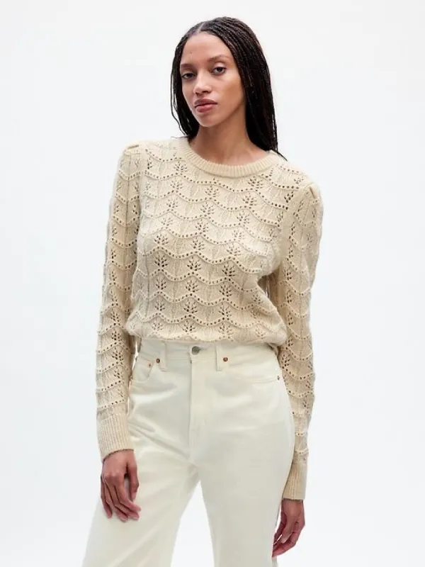 Pointelle Sweater sold by GAP
