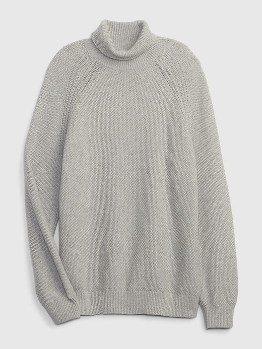 Seed-Stitch Turtleneck Sweater sold by GAP product image thumbnail 3