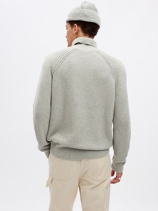 Seed-Stitch Turtleneck Sweater sold by GAP product image thumbnail 4