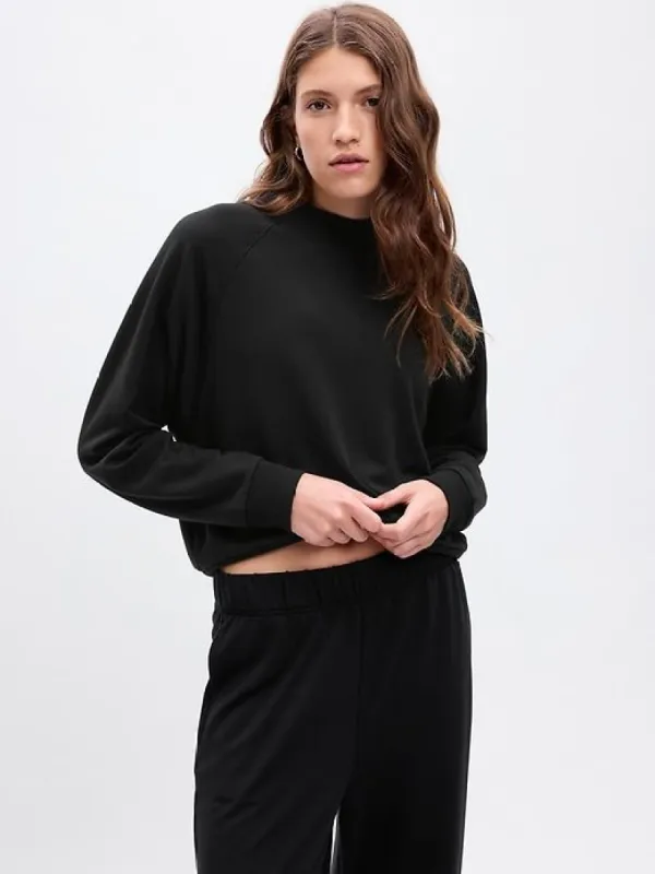Cloudlight Mockneck Sweatshirt sold by GAP