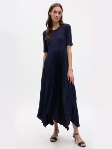 Satin Pleated Midi Dress sold by GAP