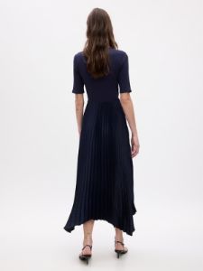 Satin Pleated Midi Dress sold by GAP
